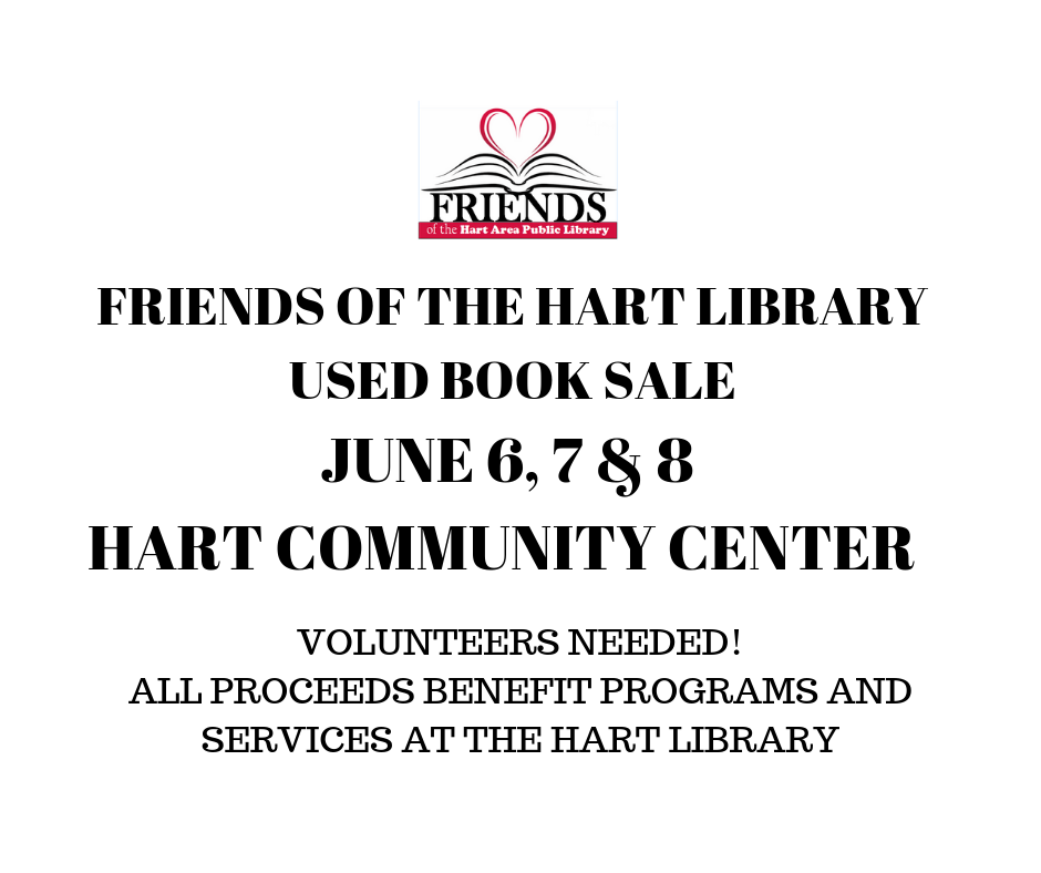 FRIENDS OF THE HART LIBRARY USED BOOK SALE.png