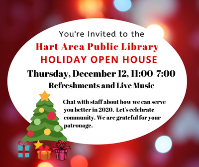 Library Holiday Open House Library Holiday Open House
