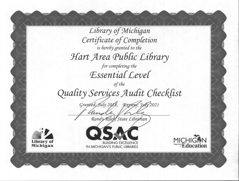 library of michigan QSAC certification.png